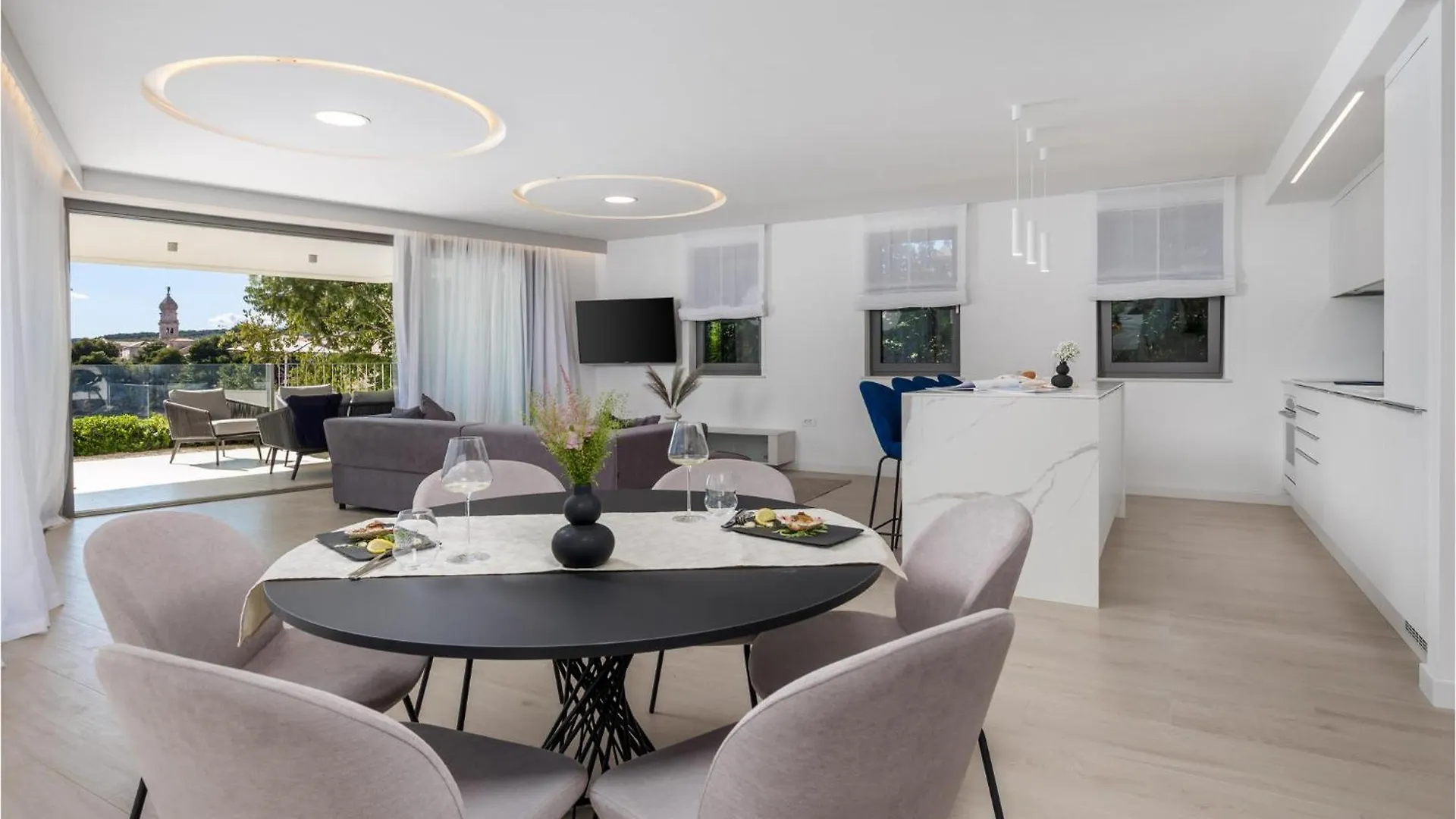Pet Friendly Apartment In Krk With Kitchen Krk Town